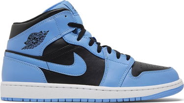 Кецове и обувки Jordan Air Jordan 1 Mid "University Blue Black" Синьо | DQ8426-401, 4