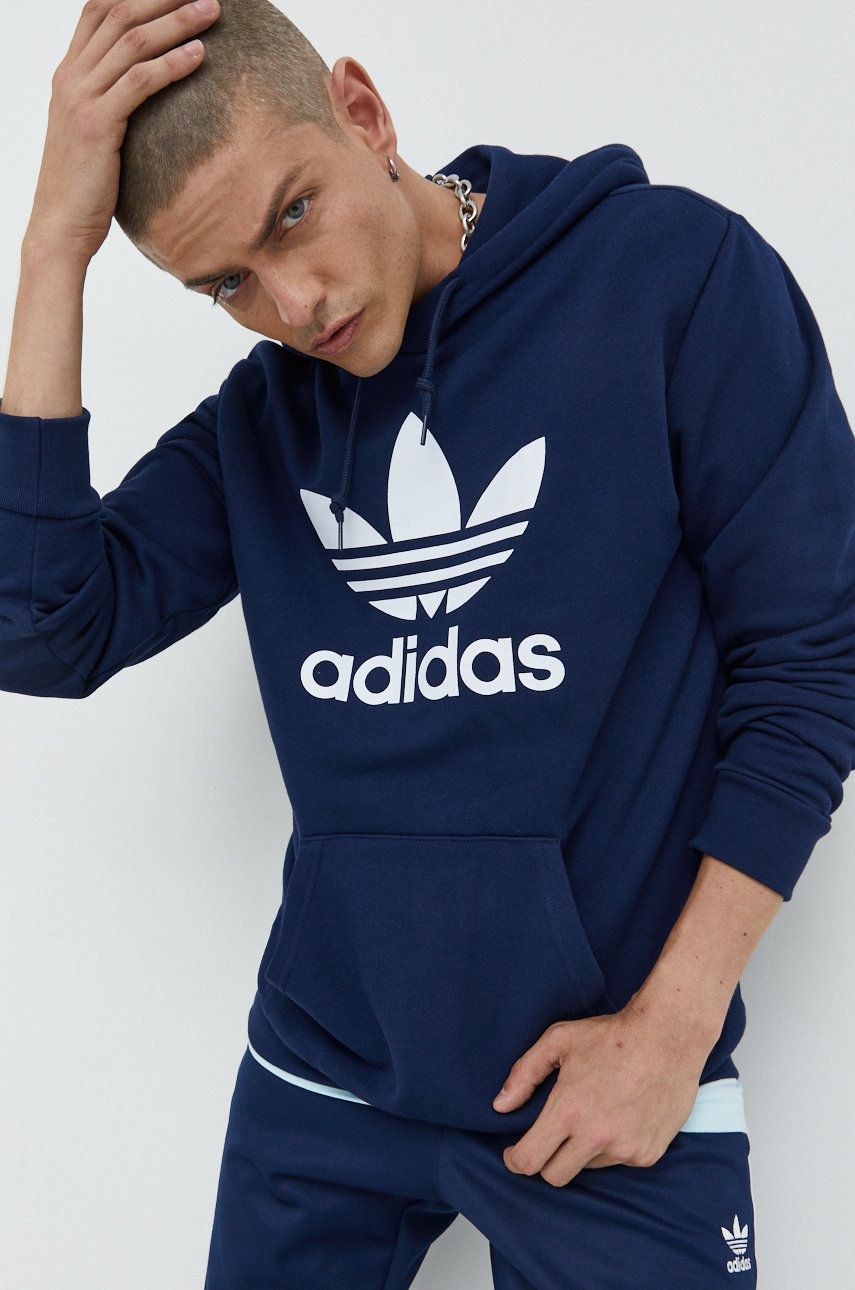 Суитчър adidas Originals Adicolor Classics Trefoil Тъмно синьо | HK5298, 0