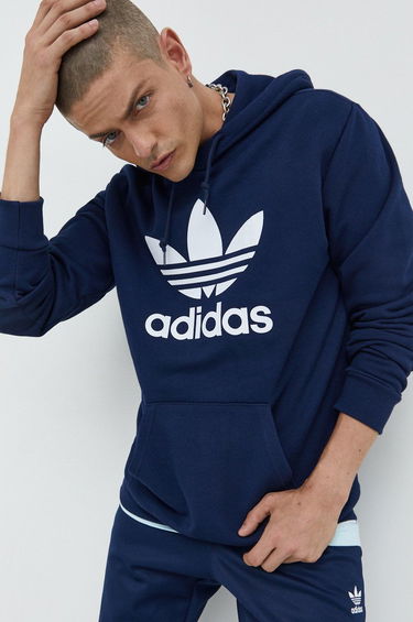 Суитчър adidas Originals Adicolor Classics Trefoil Тъмно синьо | HK5298, 0