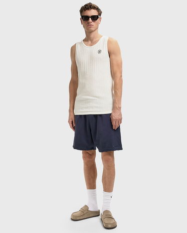 Потник Drôle de Monsieur Drole de Monsieur Knit Tank Top Бяло | I-TS221-CO163-OW, 2