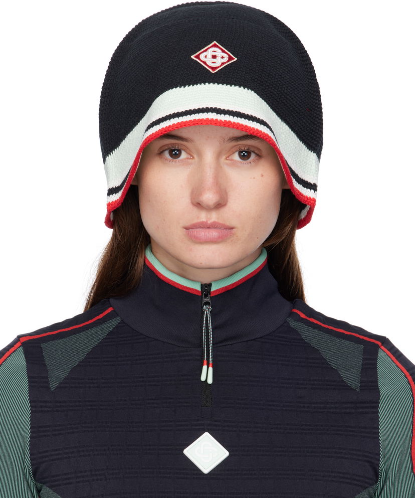 Шапка Casablanca Casablanca Stripe Crochet Beanie Многоцветен | APF25-HAT-084-01