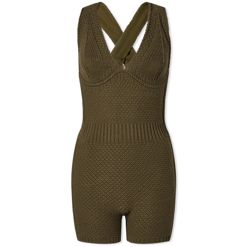 боди Max Mara Abavo Knitted Bodysuit Зелено | 2411321103600-006