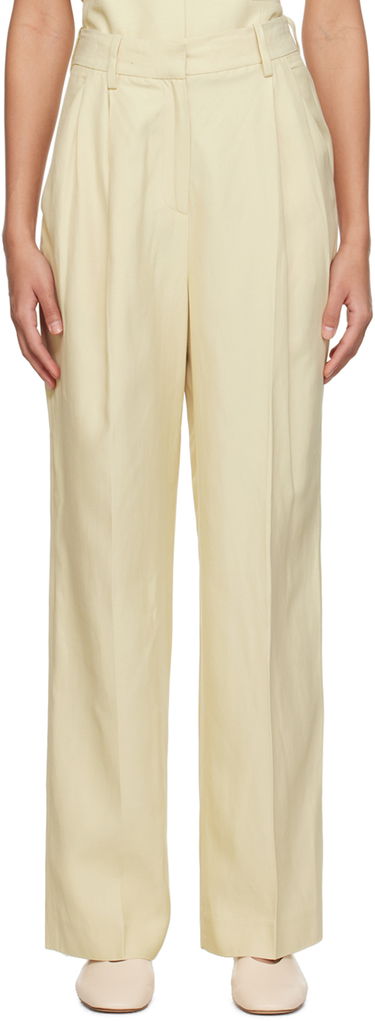 Панталони Loulou de Saison Loulou de Saison Cadar Pleated Trousers Жълто | CADAR, 0