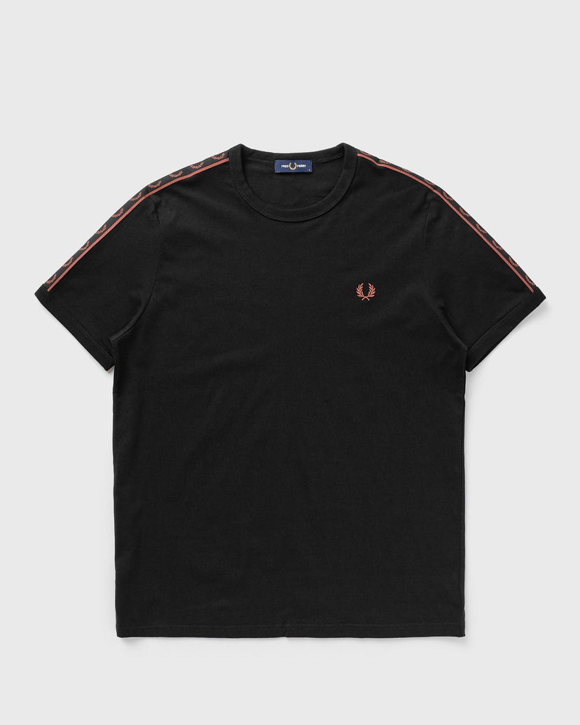 Тениска Fred Perry CONTRAST TAPE RINGER T-SHIRT Черно | M4613-X56