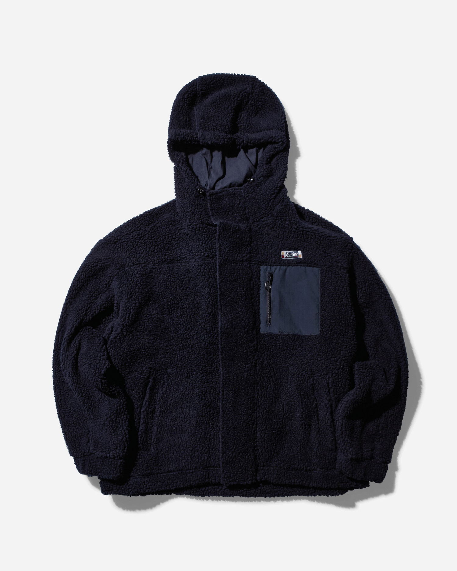 Пухо яке Martine Rose Oversized Fleece Jacket Тъмно синьо | 706JT04504, 1
