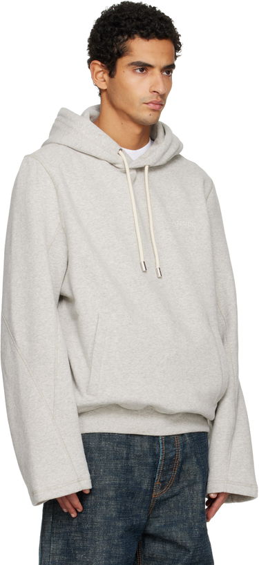 Суитчър LANVIN Lanvin Cotton Fleece & Cashmere Hoodie Сиво | RM-HO0004-F044-H25, 1