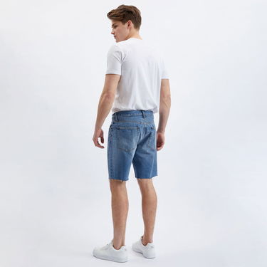 Къси панталони GAP Straight Denim Short Синьо | 602502-00, 1