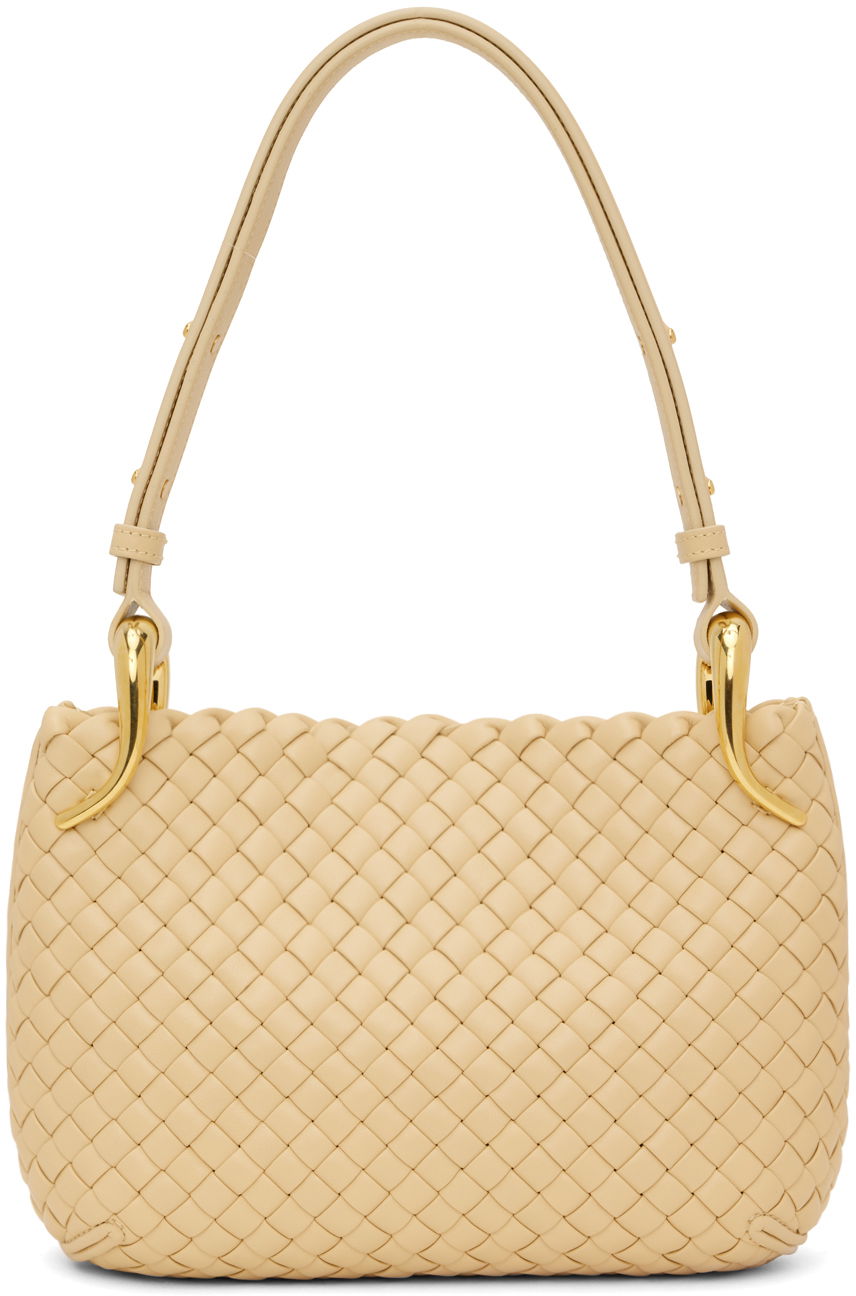 Чанта през рамо Bottega Veneta Small Clicker Bag Бежово | 730968 V01D1, 0