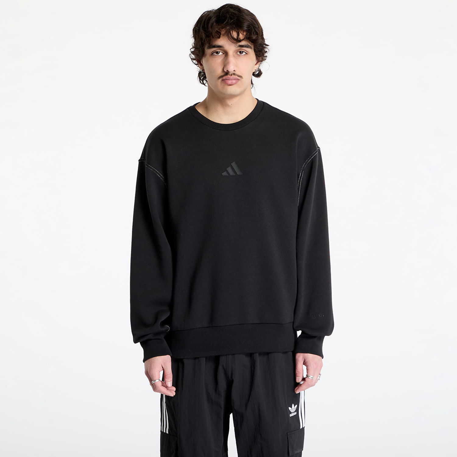 Суитчър adidas Originals All Szn Graphic Crew Sweatshirt Черно | JJ3671, 0