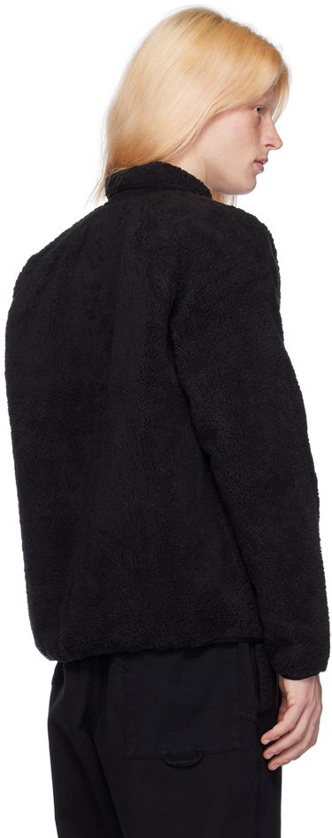 Яке бомбър YMC Fleece Jacket Черно | P7AZD, 2