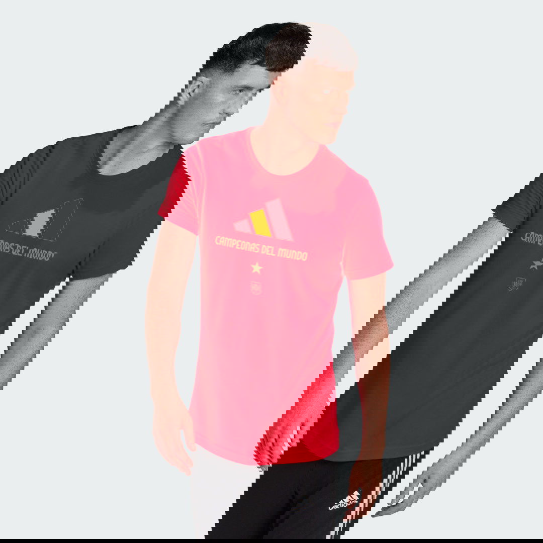 Тениска adidas Originals Spain WWC 2023 Winners Червено | JF8942, 1
