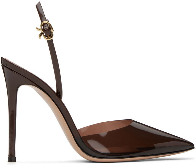 Gianvito Rossi Ribbon D'Orsay Slingback Pumps