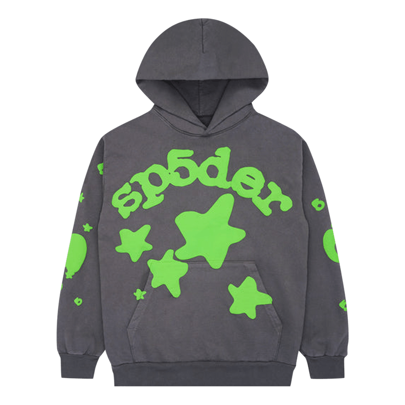 Суитчър Sp5der Sp5der Beluga Hoodie Сиво | SP5-BEL-SLTEHD