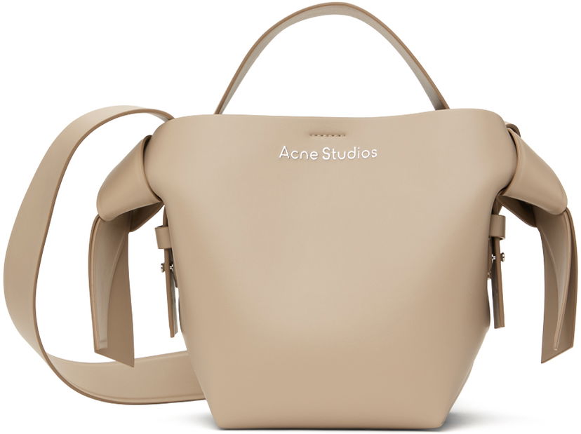 Чанта през рамо Acne Studios Musubi Mini Bag Бежово | A10340-