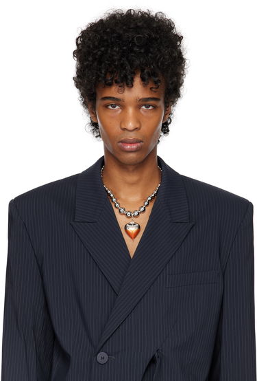 Колие Ottolinger Ottolinger Otto Heart Beaded Necklace Металик | 12590012501, 3