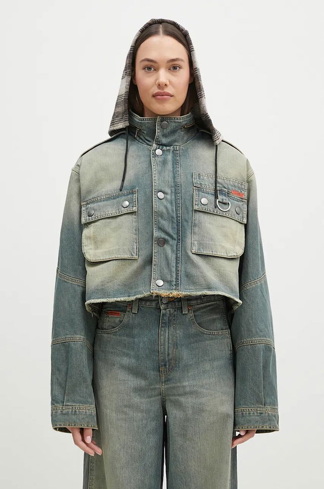 Cut Denim Jacket