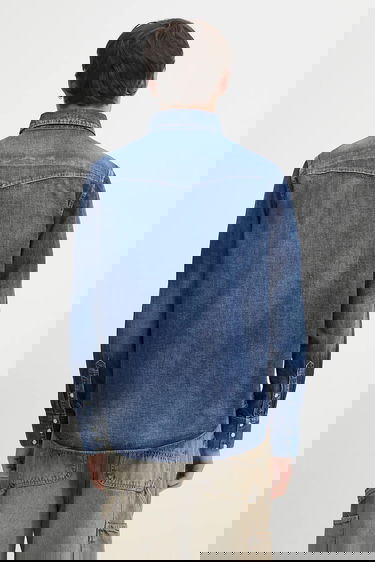 Риза visvim Visvim Social Sculpture Denim Shirt Синьо | 125105007001, 2
