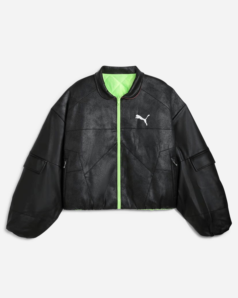 Яке бомбър Puma A$AP Rocky Pleather Jacket Черно | 632480-01