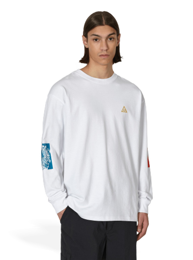 Тениска Nike ACG Cosmic Coast Longsleeve T-Shirt Бяло | DX9452-100