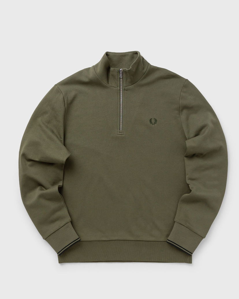 Суитчър Fred Perry HALF ZIP SWEATSHIRT Зелено | M3574-W49