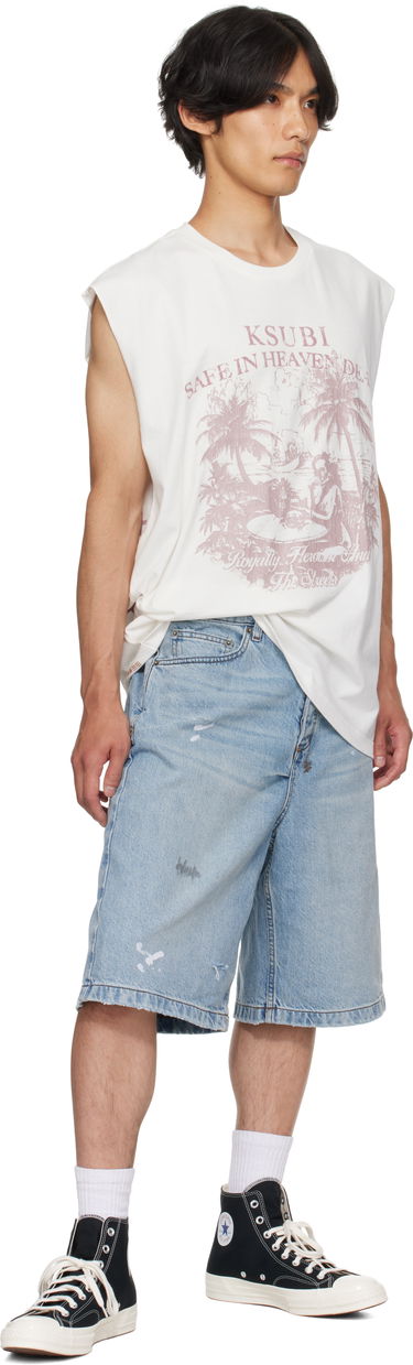 Къси панталони Ksubi Ksubi Maxx Painter Shorts Синьо | MPF25WA002, 3