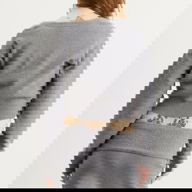 Пуловер SKIMS Textured Knit Crop Cardigan Сиво | LS-LST-9922W-DHG, 3