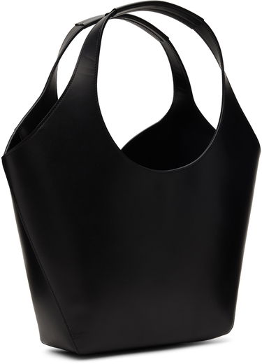 Голяма пазарска чанта We11done Small Dart Touch Leather Bag Черно | WD-AB0-24-493-U-BK, 2