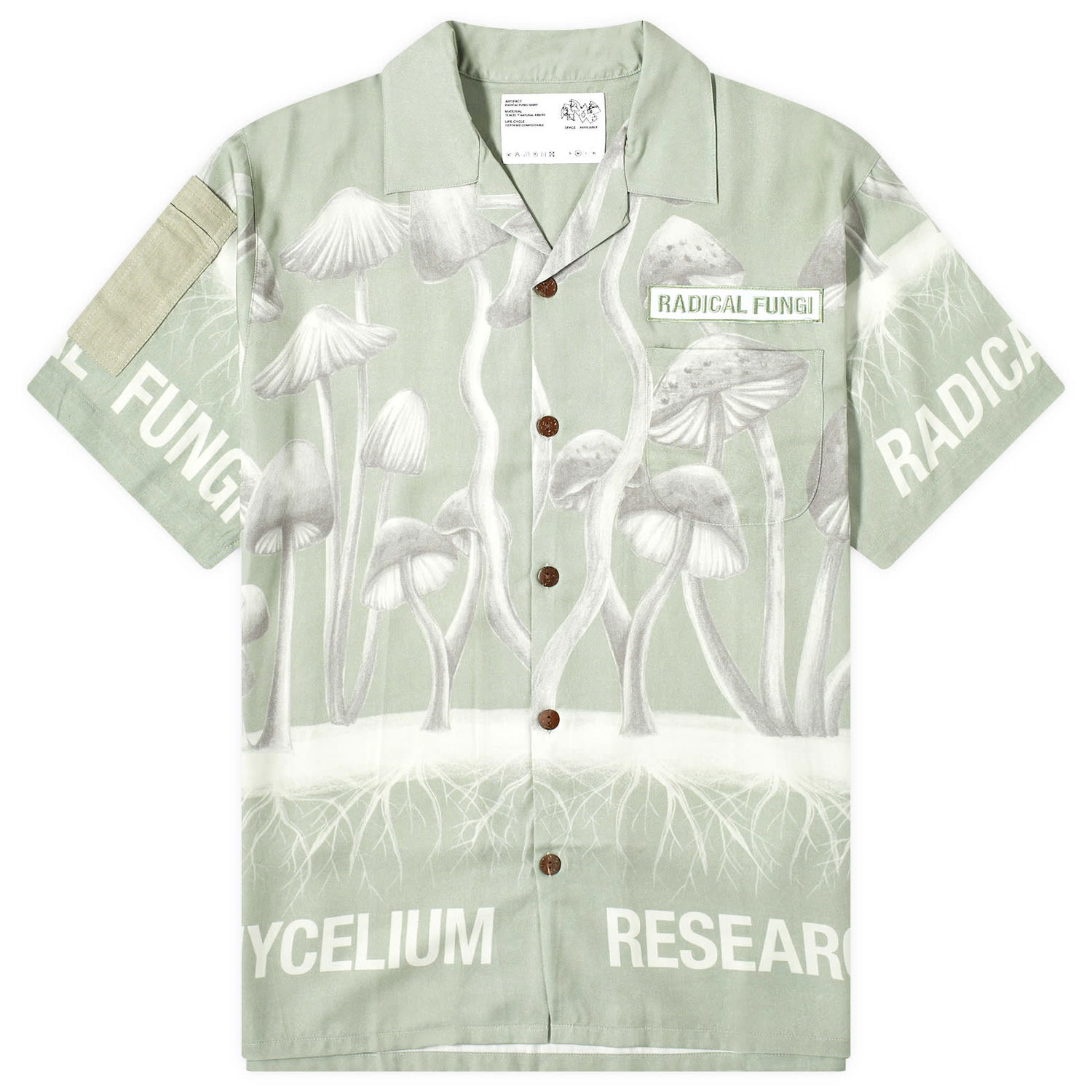 Риза Space Available Redical Funghi Vacation Сиво | SA-SH-RF005-GRN, 0
