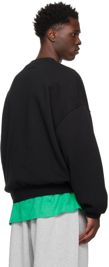 Пуловер Fear of God Essentials Crewneck Sweatshirt Черно | 192SP244684F, 2