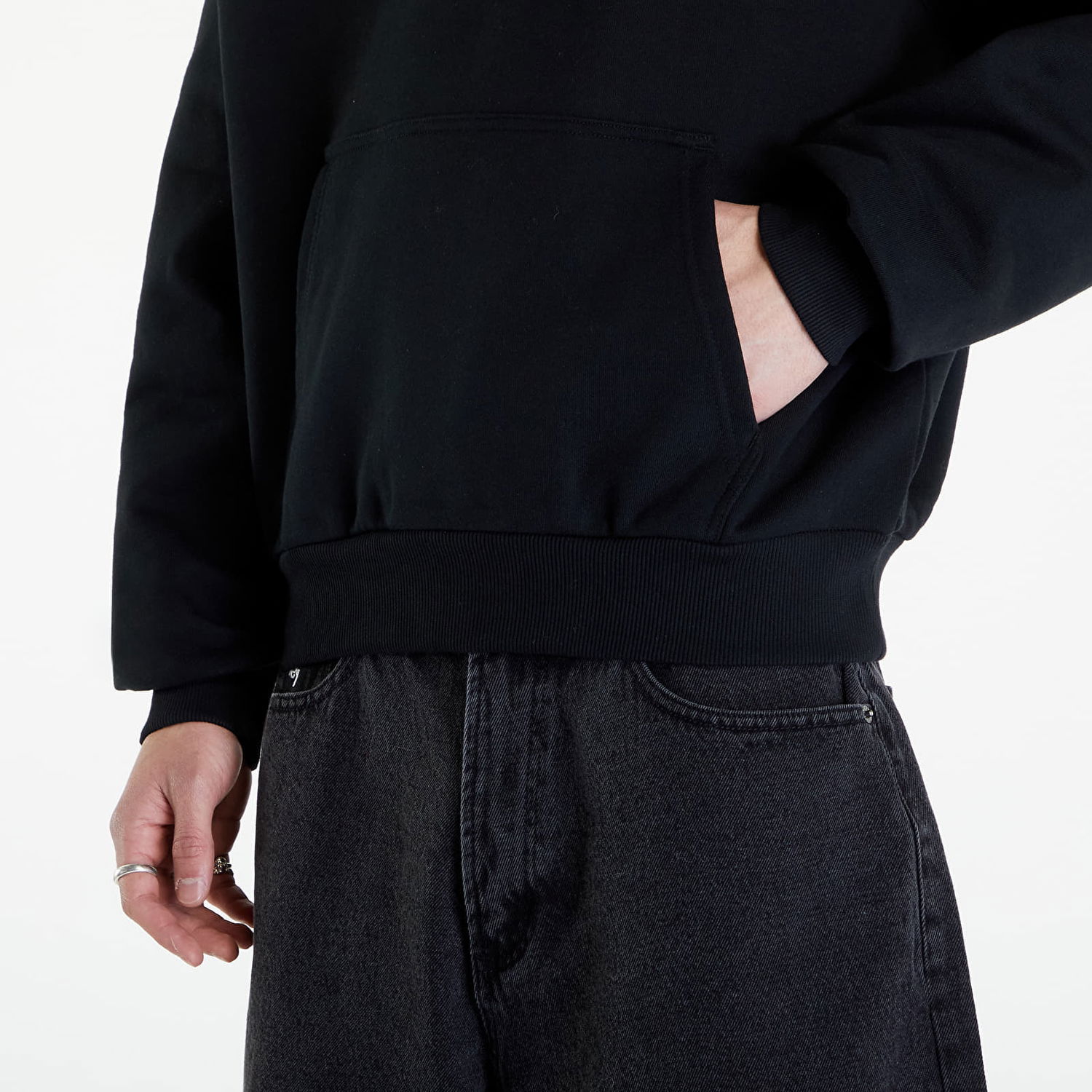 Суитчър Karl Kani Autograph Heavy Sweat OS Hoodie Black Черно | KM241-060-2, 1