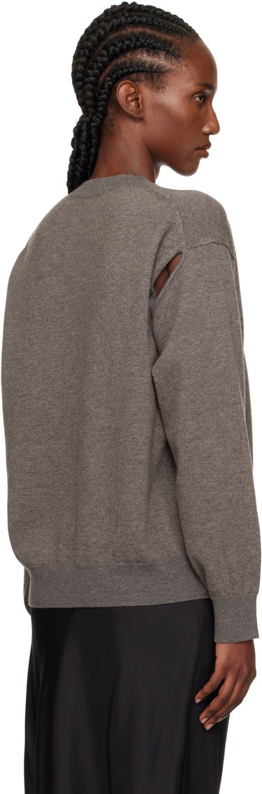 Пуловер Róhe Róhe Crew-Neck Sweater Сиво | 416-23-318, 2