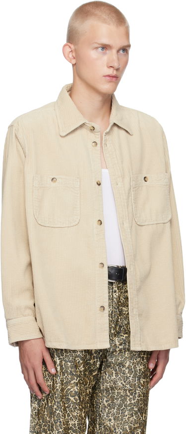 Риза ISABEL MARANT Isabel Marant Nario Corduroy Shirt Зелено | CH0198HA-B4G03H, 4