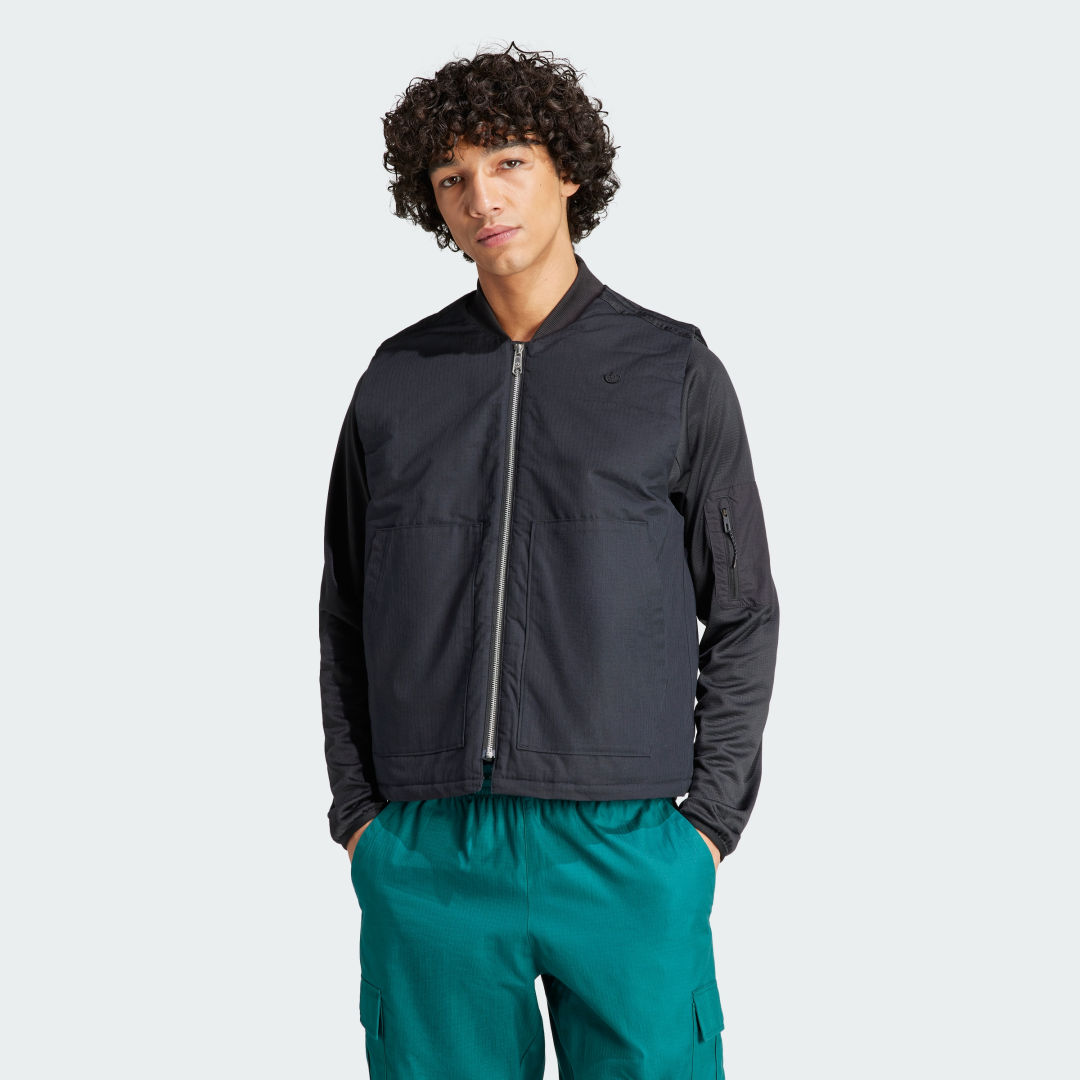 Жилетка adidas Originals Premium Essentials+ Vest Тъмно синьо | IR7735, 1