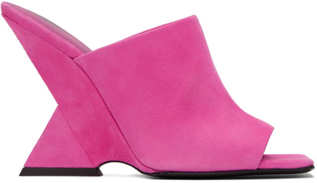 Attico Cheope Heeled Suede Sandals
