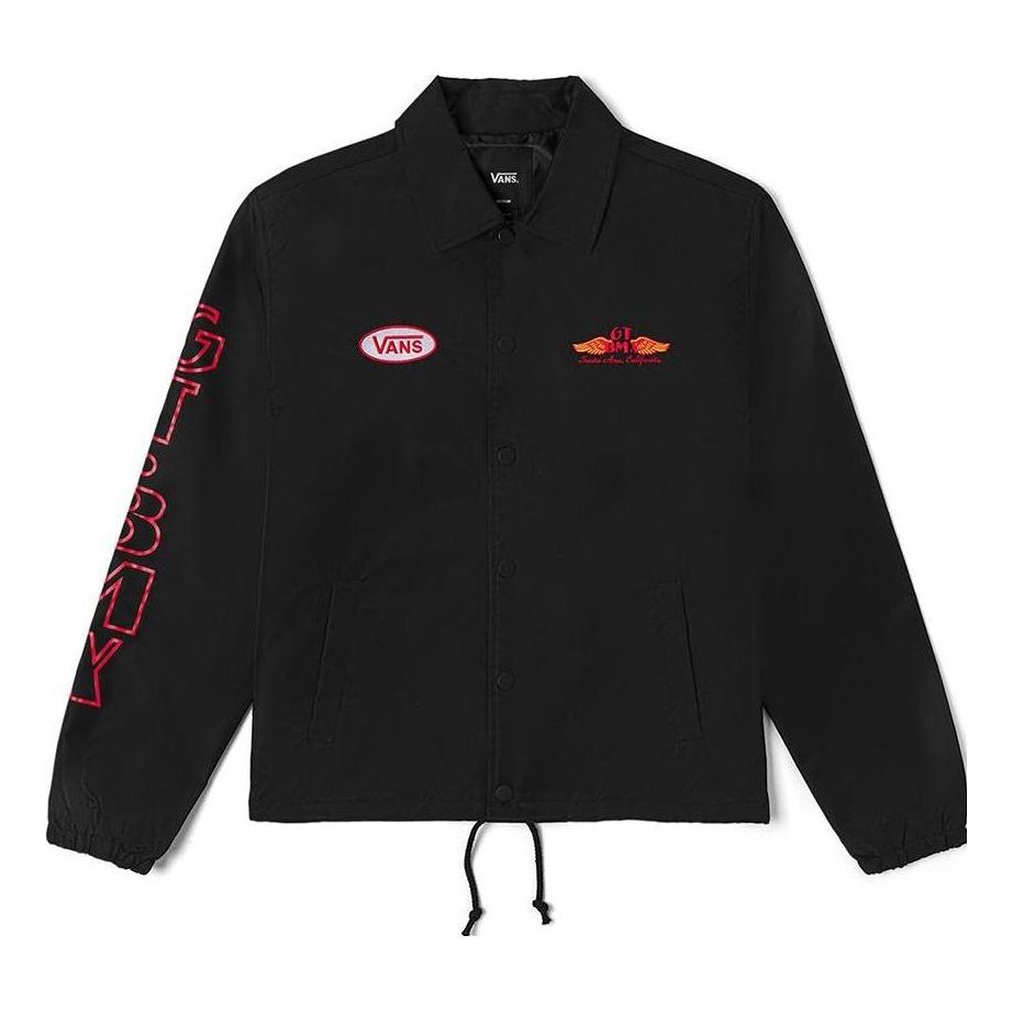 Ветровка Vans Our Legends Coaches Jacket Черно | VN0008FHBLK, 0