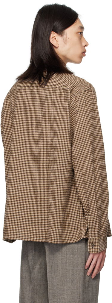 Риза OUR LEGACY OUR LEGACY Heusen Check Shirt Кафяво | M4252HE, 2