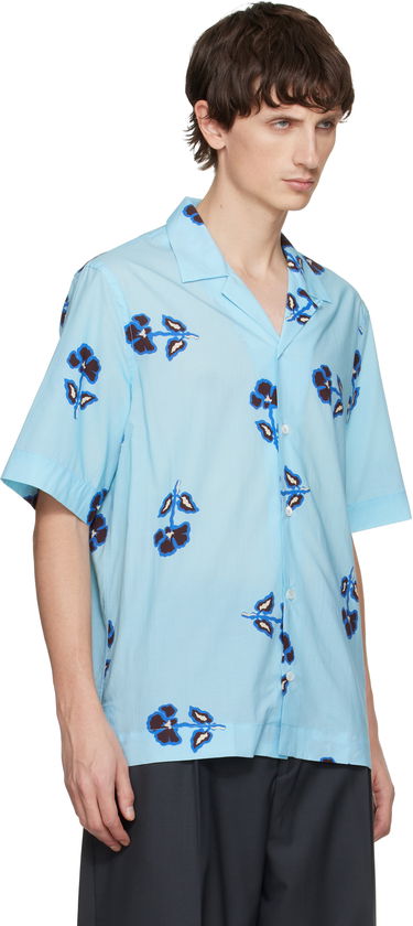 Риза Paul Smith Paul Smith 'Tri Flower' Short-Sleeve Shirt Синьо | M1R-905U-T02752-40, 1