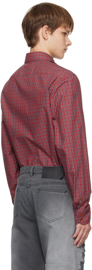 Риза Vivienne Westwood Vivienne Westwood Ghost Plaid Shirt Червено | 2401000J-W0179-, 2