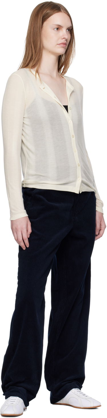 Панталони A.P.C. A.P.C. Fergus Corduroy Pants Тъмно синьо | COHBB-M08500, 3