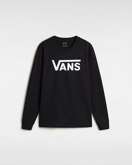 Тениска Vans Vans Flying V Classic Long Sleeve T-Shirt, Size L Черно | VN0A47WNBLK, 0