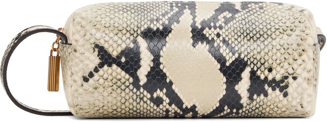 Mini Kye Python-Effect Crossbody Bag