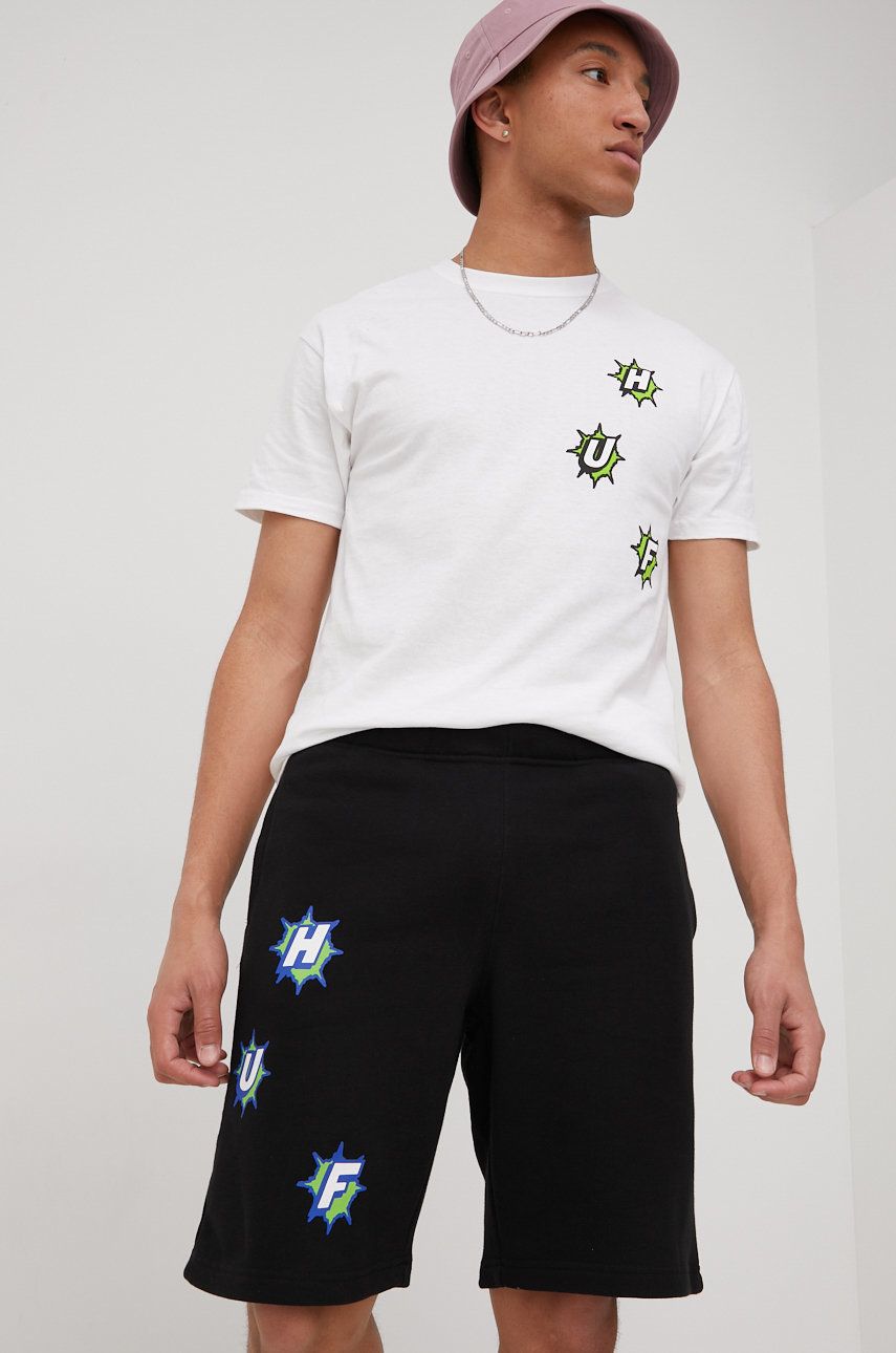 Къси панталони HUF Infinity Jewel Fleece Shorts Черно | pt00199, 0