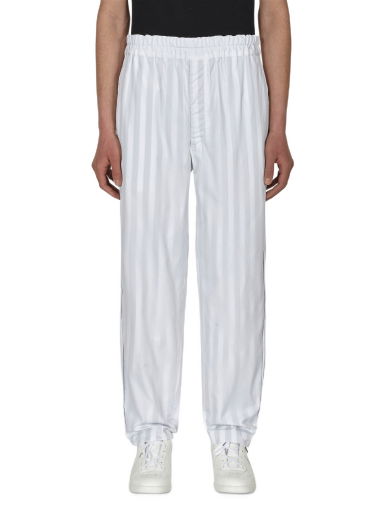 Панталони Comme des Garçons Stripe Trousers Бяло | FI-P013 1