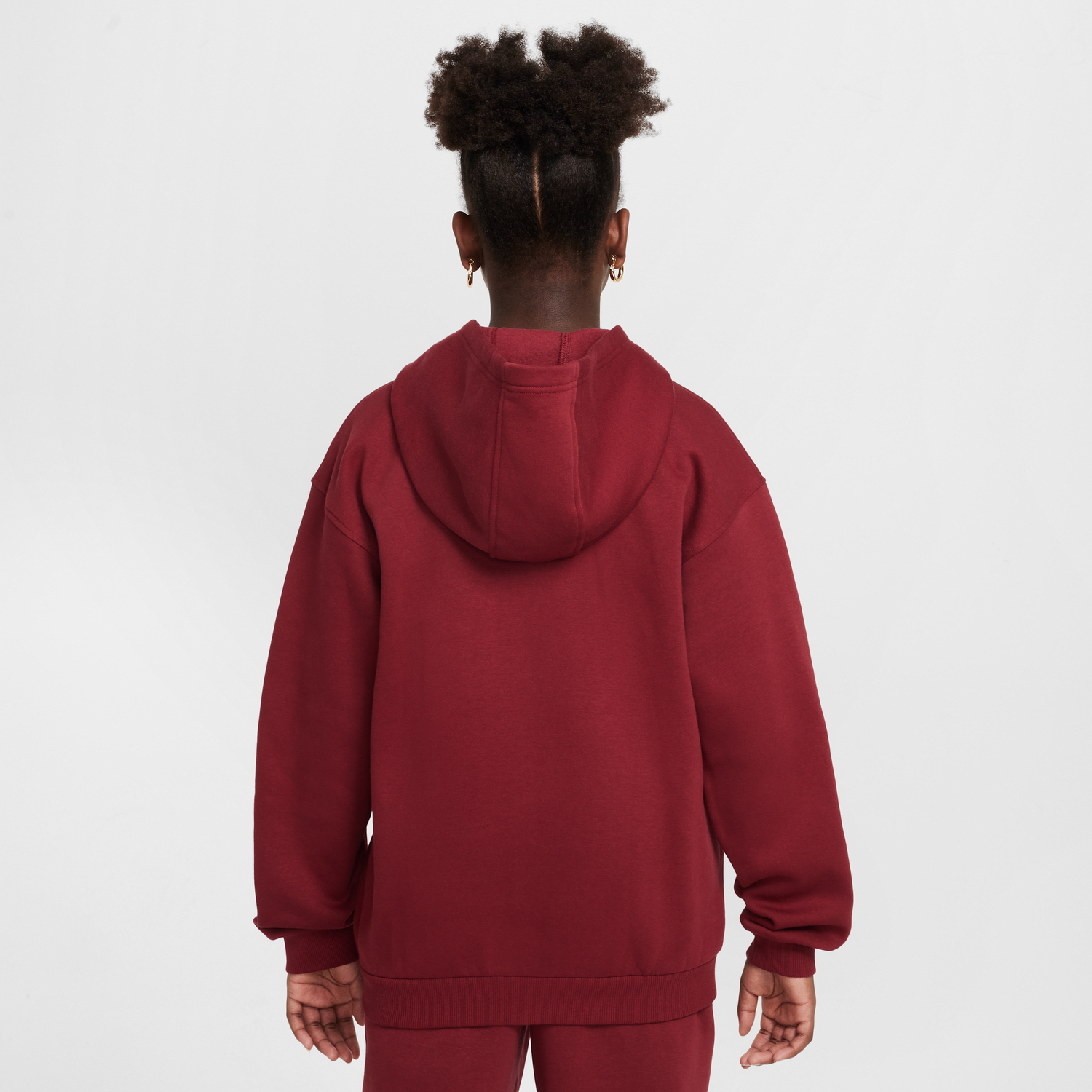 Суитчър Nike Nike Sportswear Club Fleece Full-Zip Hoodie Бургунди | FD2931-677, 1