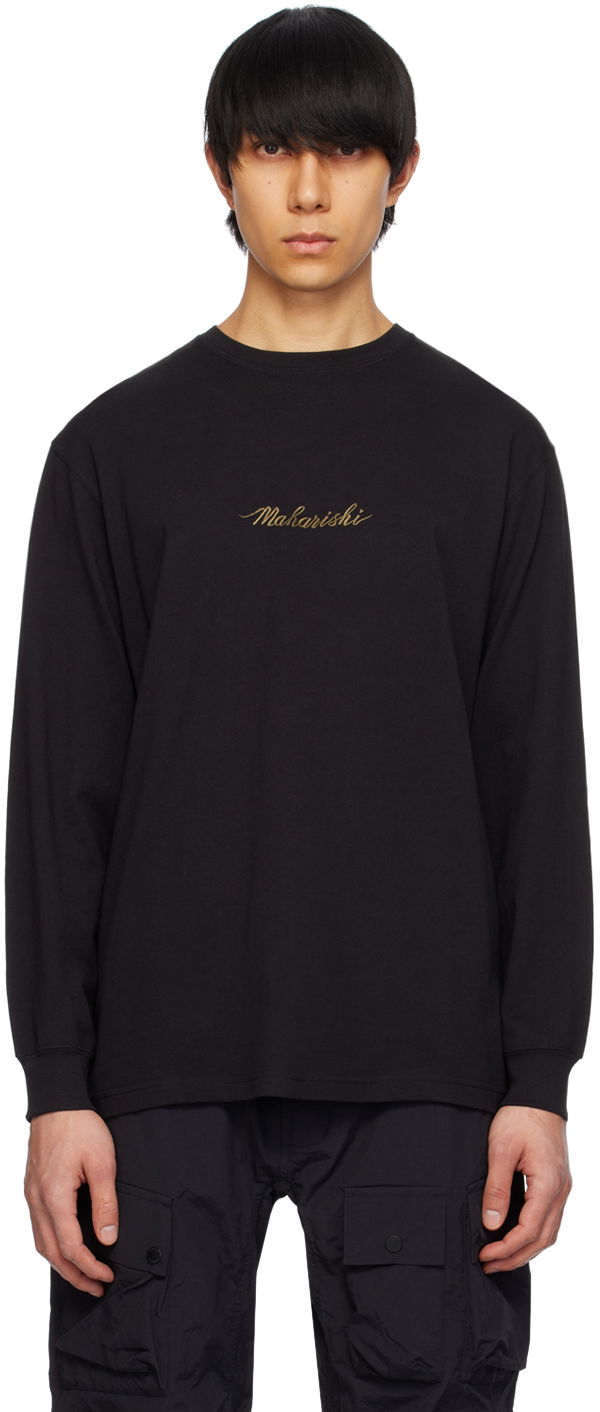 Maharishi Embroidered Long Sleeve T-Shirt