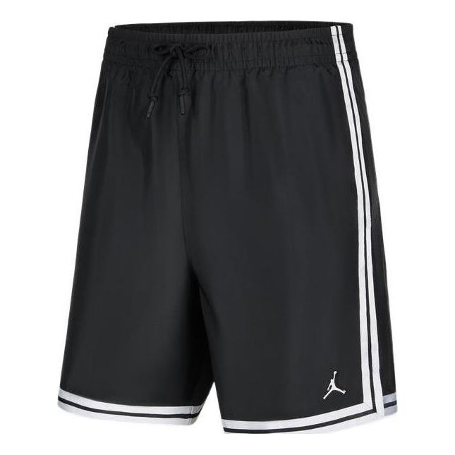 Къси панталони Jordan Jordan Stripe Drawstring Shorts Черно | DQ7355-010