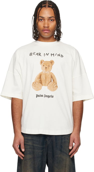 Тениска Palm Angels 'Bear In Mind' Oversized T-shirt Бяло | PMAA10BF25JER0040360, 0