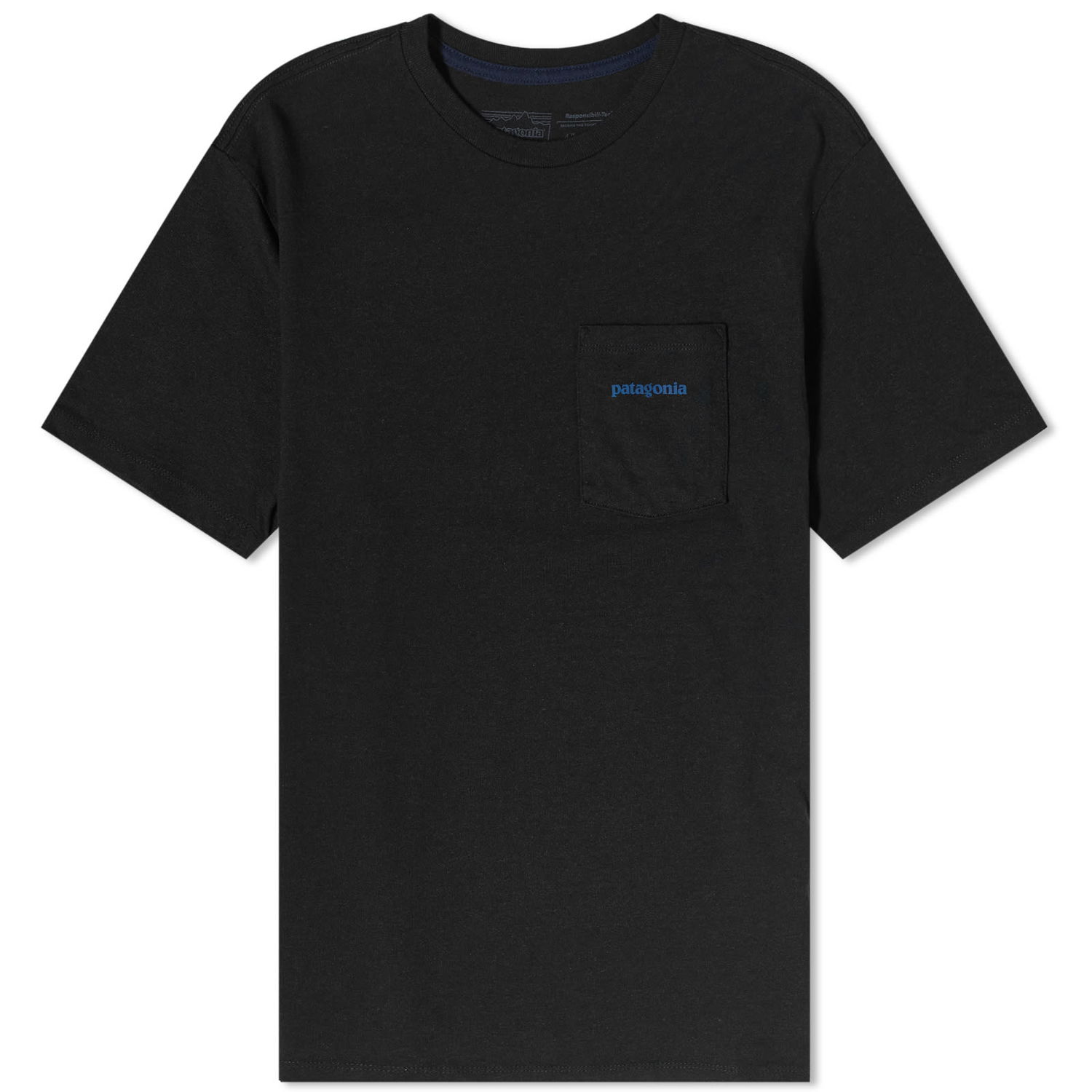 Тениска Patagonia Boardshort Pocket Responsibili-Tee Черно | 37655-INBK, 0