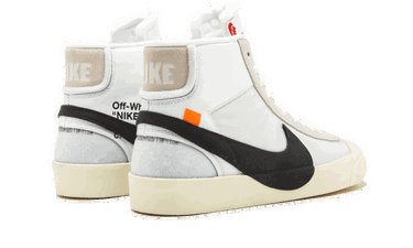 Кецове и обувки Nike Off-White x Blazer Mid "The Ten" Бяло | AA3832-100, 1