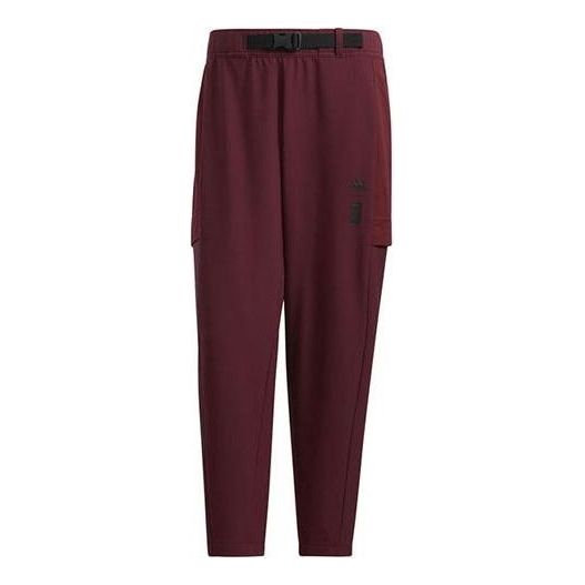 Карго панталони adidas Originals Woven Pants Червено | HE5130
